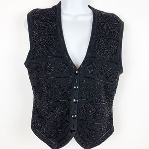 BEADED VEST- WORTHINGTON SIZE SMALL